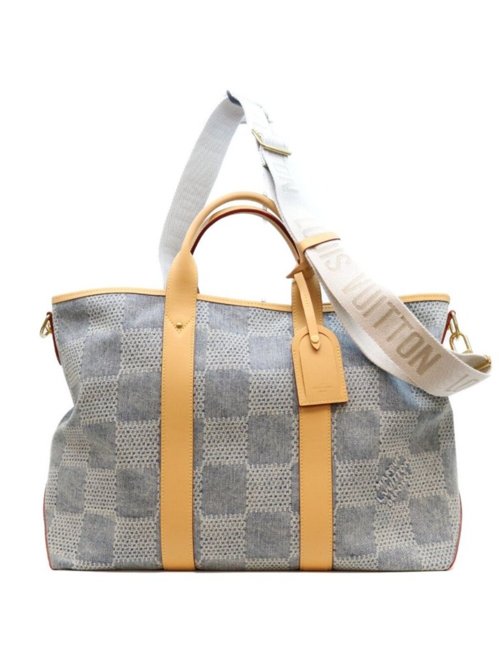 Louis Vuitton Damier Denim 3D Weekend Tote Bag NM